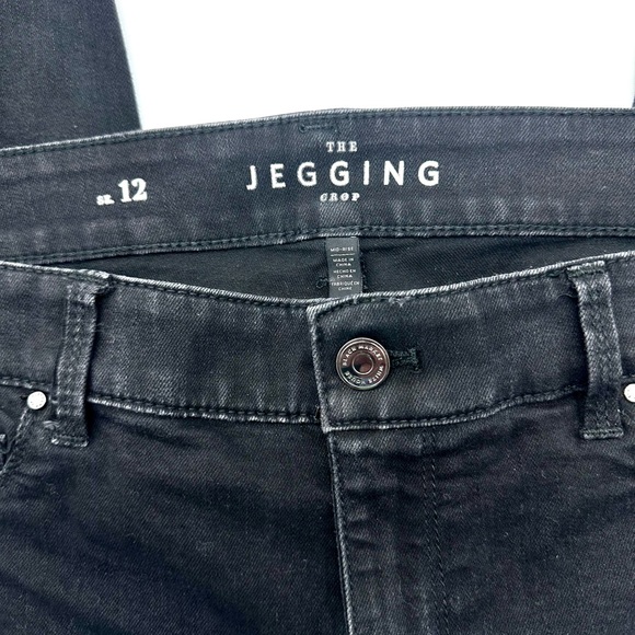 White House Black Market Crop Black Jegging Jeans 12 Women’s - Picture 4 of 6